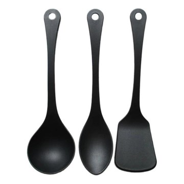 Set de ustensile de bucătărie TORO, 3 piese, negru