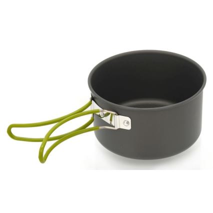 Set de vase de camping cu accesorii, 9 piese