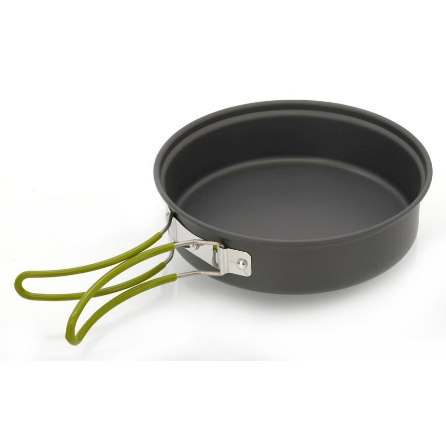 Set de vase de camping cu accesorii, 9 piese