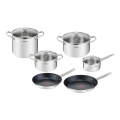 Set de vase de gătit Tefal 10 buc. COOK EAT oțel inoxidabil