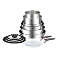 Set de vase de gătit Tefal 13 buc. INGENIO PREFERENCE ON oțel inoxidabil