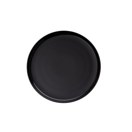 Set de veselă 12 piese negru/porțelan