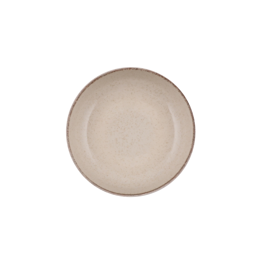 Set de veselă, 16 piese, bej/porțelan