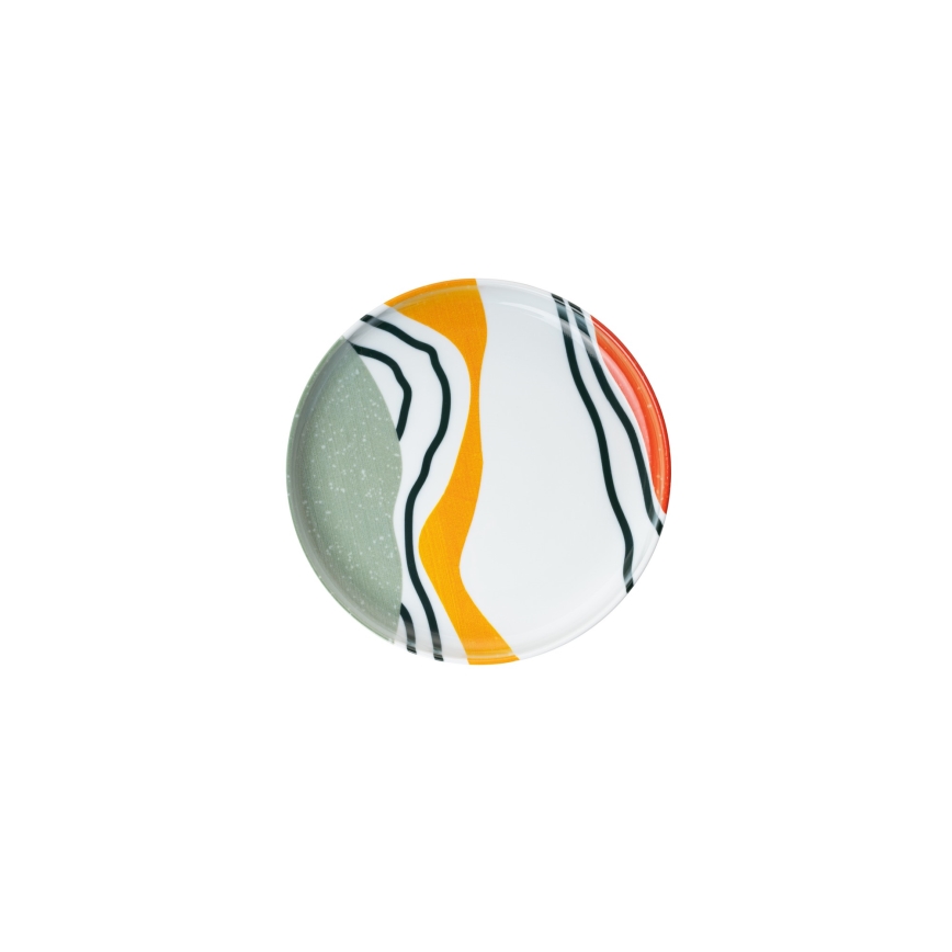 Set de veselă 18 buc multicolor/porțelan