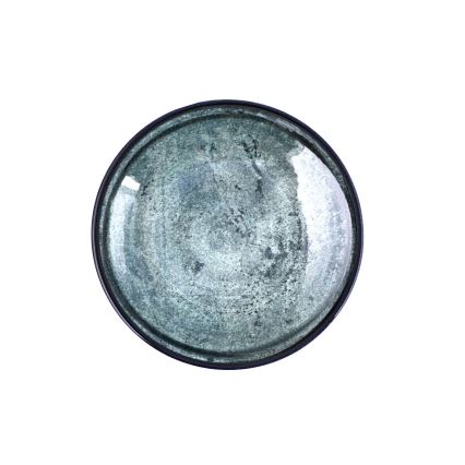 Set de veselă, 18 piese, din porțelan, albastru