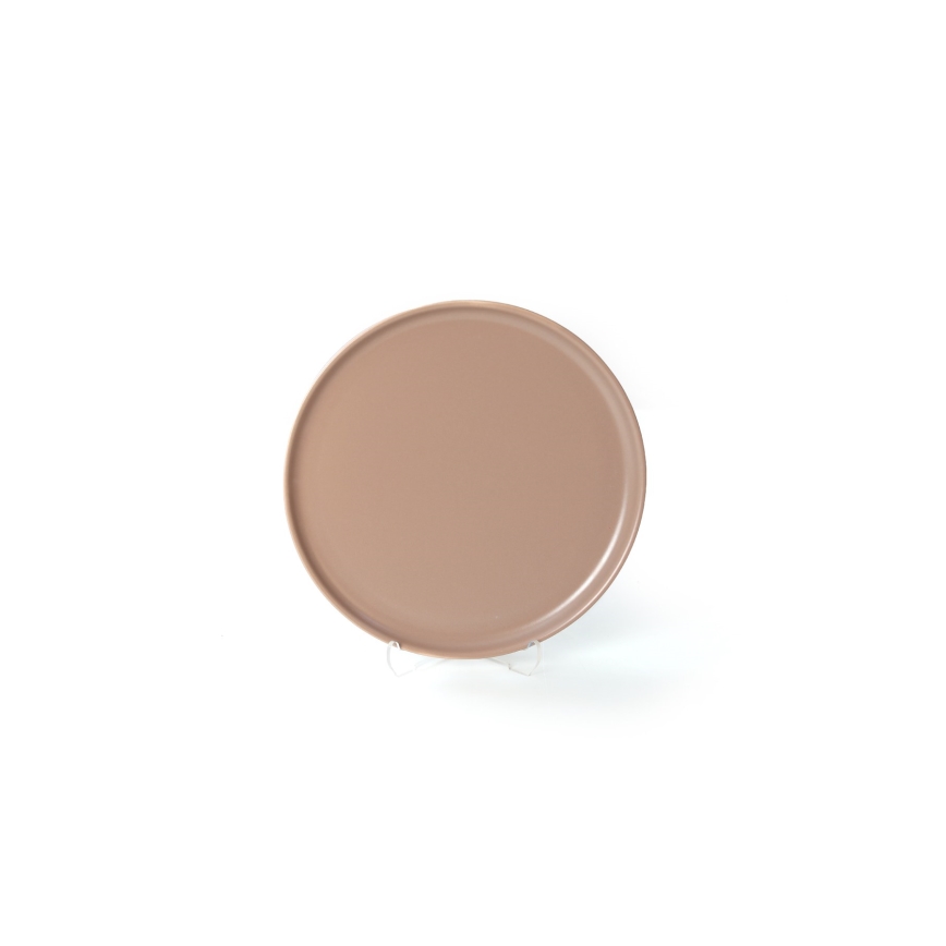 Set de veselă 18 piese maro/ceramică