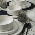 Set de veselă, 20 piese, alb/ceramică