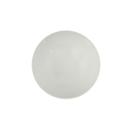 Set de veselă, 24 de piese, porțelan, alb/albastru