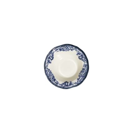 Set de veselă 24 piese alb/albastru/porțelan