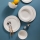 Set de veselă 24 piese alb/porțelan