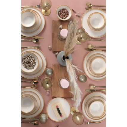 Set de veselă 24 piese bej/ceramică