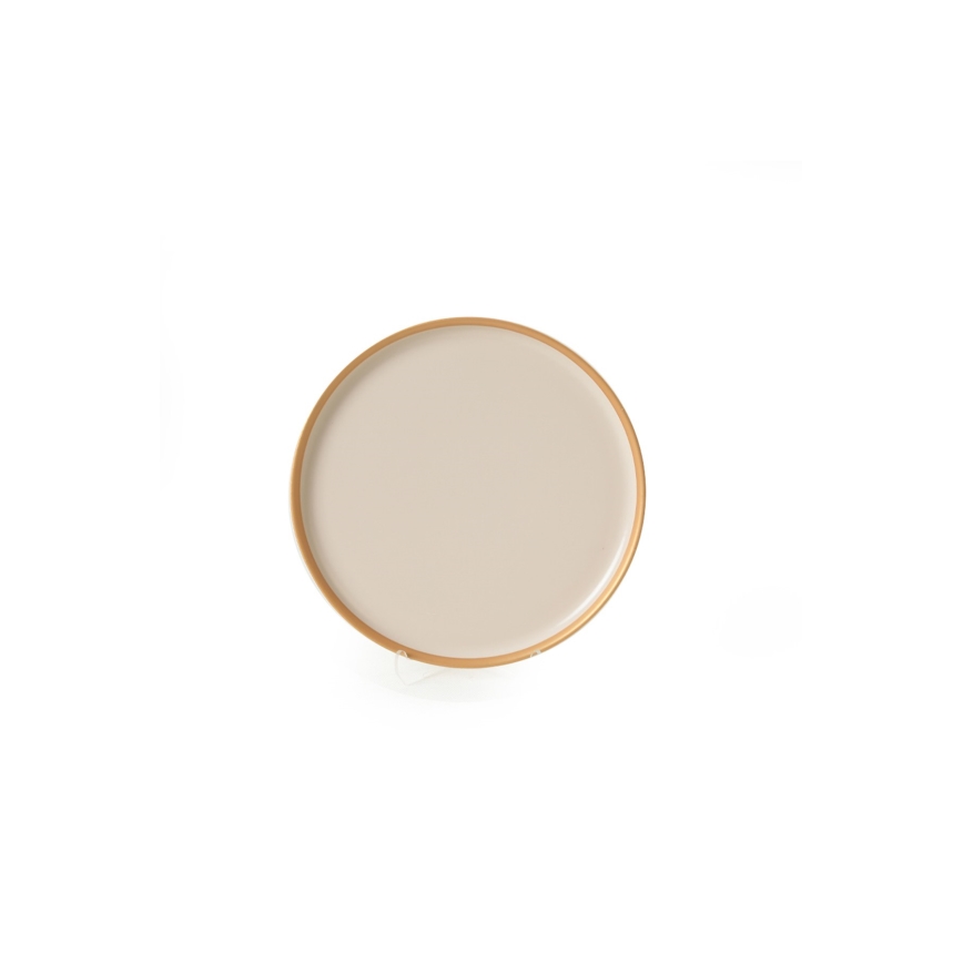 Set de veselă 24 piese bej/ceramică