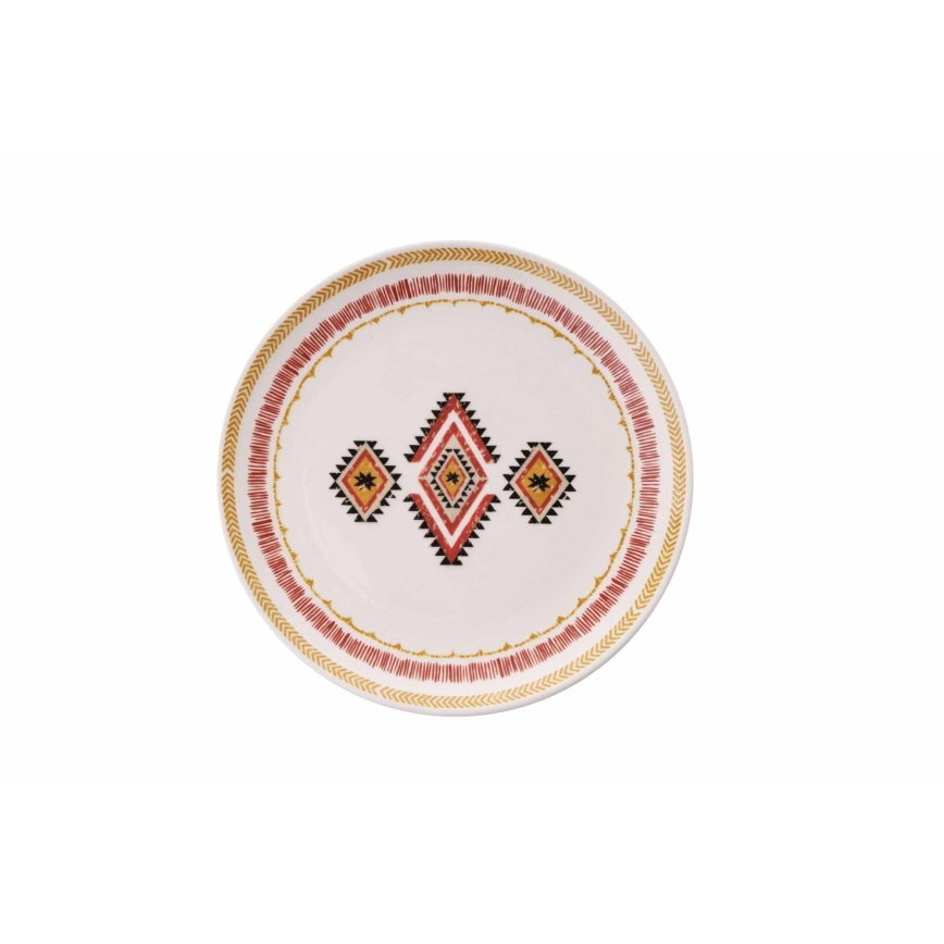 Set de veselă 24 piese multicolor/ceramică