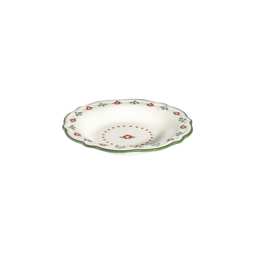 Set de veselă 24 piese, multicolor, din porțelan