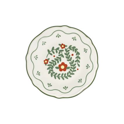 Set de veselă 24 piese, multicolor, din porțelan