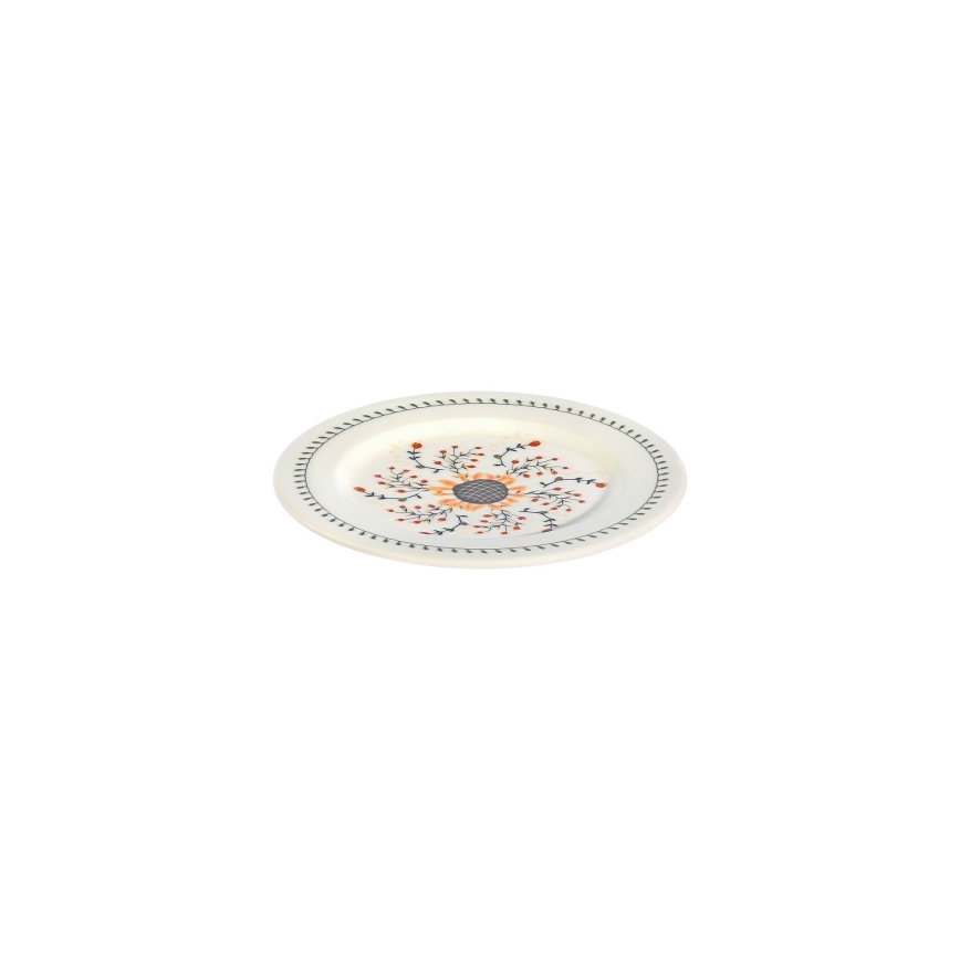 Set de veselă 24 piese multicolor/porțelan