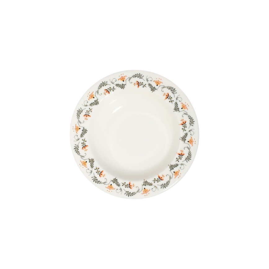 Set de veselă 24 piese multicolor/porțelan