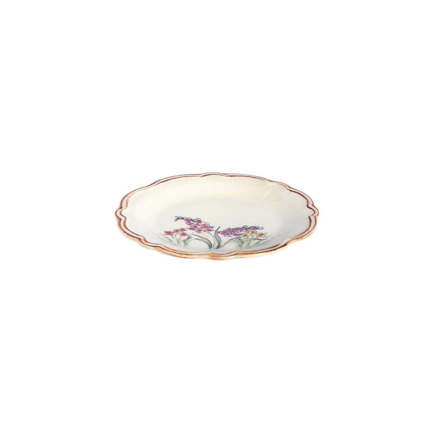 Set de veselă 24 piese multicolor/porțelan