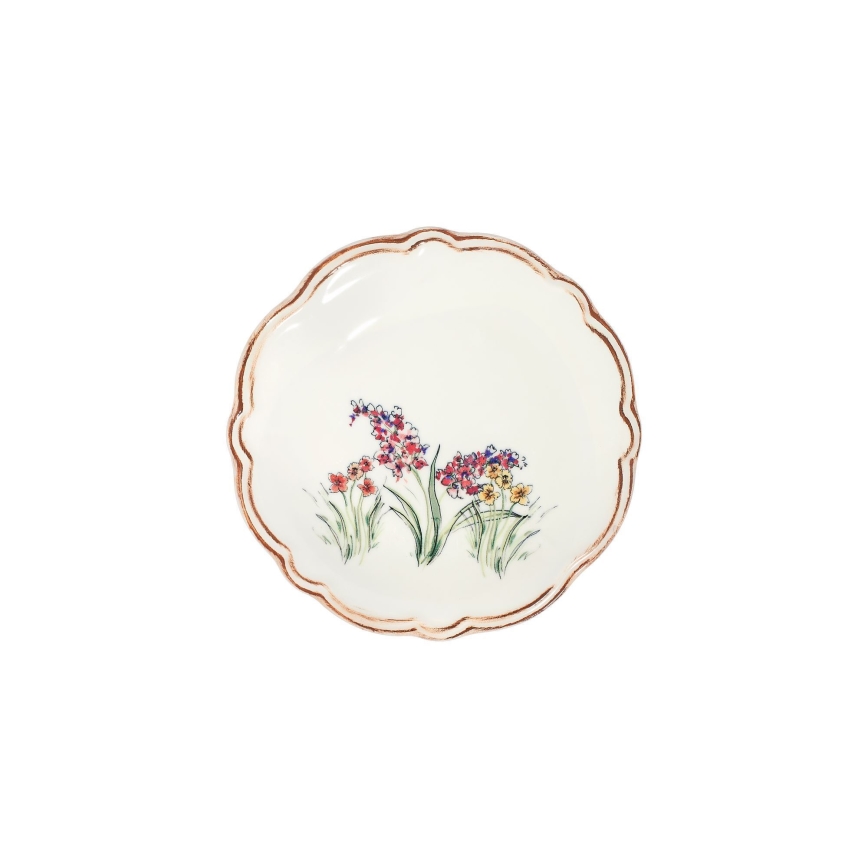 Set de veselă 24 piese multicolor/porțelan