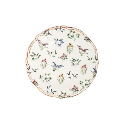 Set de veselă 24 piese multicolor/porțelan