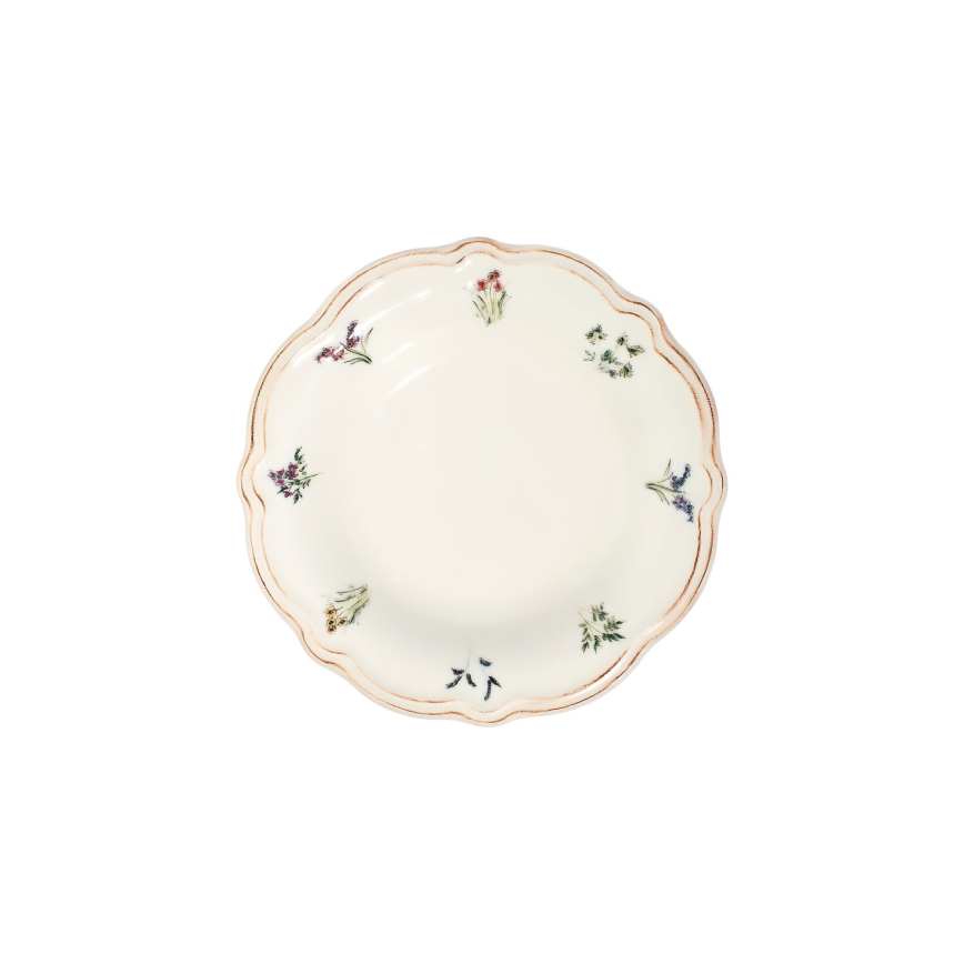 Set de veselă 24 piese multicolor/porțelan