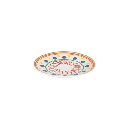 Set de veselă 24 piese multicolor/porțelan
