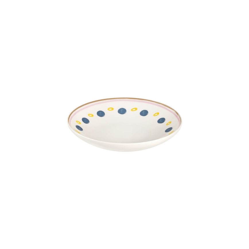 Set de veselă 24 piese multicolor/porțelan
