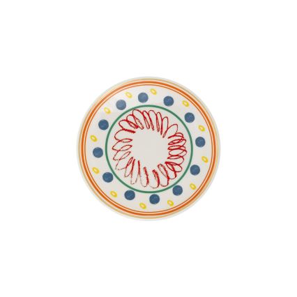 Set de veselă 24 piese multicolor/porțelan