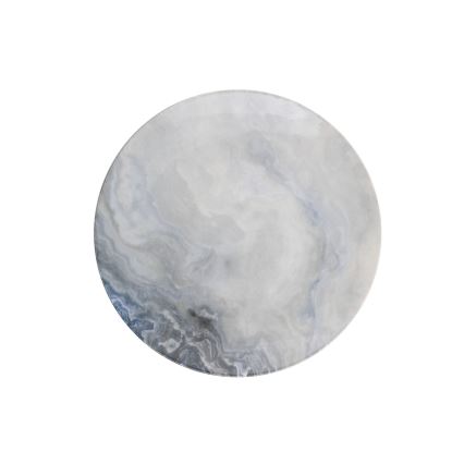 Set de veselă, 24 piese, porțelan, maro