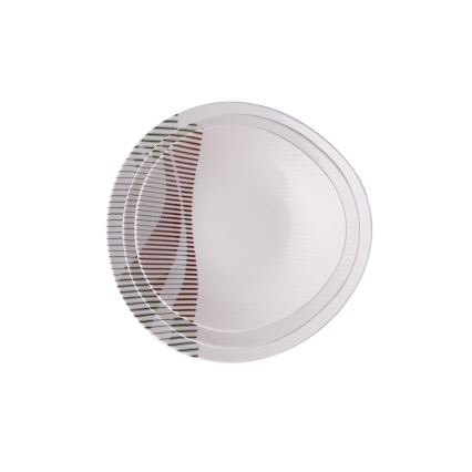 Set de veselă, 24 piese, porțelan multicolor