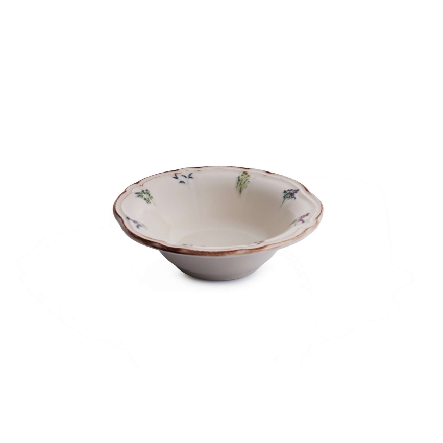 Set de veselă, 24 piese, porțelan multicolor