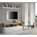 Set living LENOR alb/maro