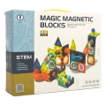 Set magnetic de construcții, 66 piese