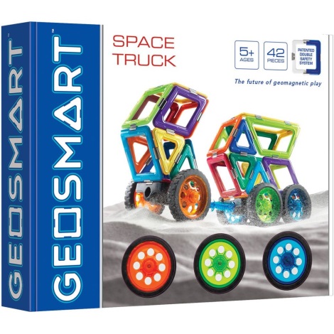 Set magnetic de construit Space Truck 42 buc. GeoSmart