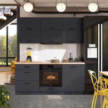 Set mobilier de bucătărie ELISE 180 cm, grafit