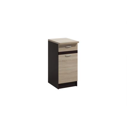 Set mobilier de bucătărie VALERIA 180 cm, maro/stejar Sonoma