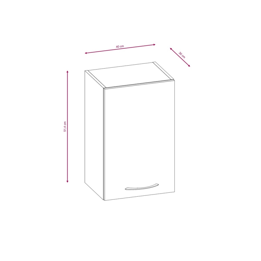 Set mobilier de bucătărie VALERIA 180 cm, maro/stejar Sonoma