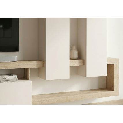 Set mobilier pentru living LENOR, cașmir/maro