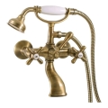 Set pentru cadă cu baterie RAV Slezák MK159.5/2SM - MORAVA RETRO, alamă antică