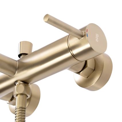 Set pentru cadă LUNGO, auriu periat - REA-B8010