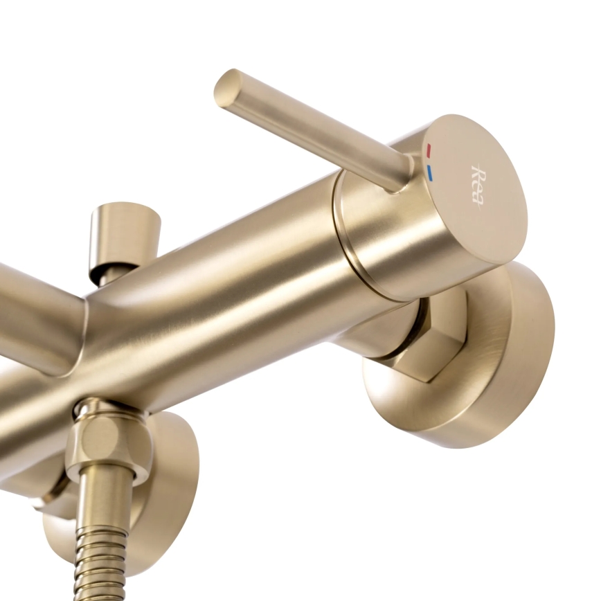 Set pentru cadă LUNGO, auriu periat - REA-B8010