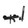 Set pentru cadă LUNGO, negru mat - REA-B6634