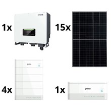Set solar SOFAR Solar - 6kWp RISEN + invertor hibrid 3f + baterie 10,24 kWh