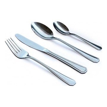 Set tacâmuri NAPOLI, din inox, 24 piese