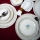 Set veselă 18 piese, porțelan, alb/multicolor