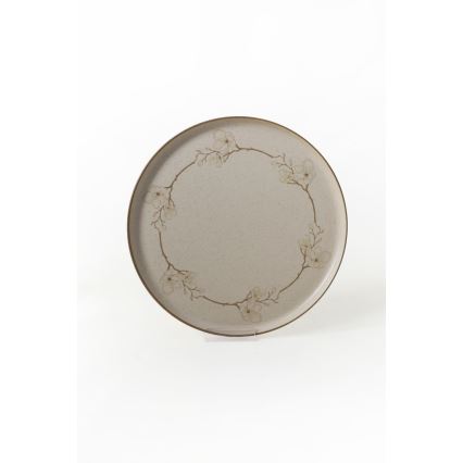 Set veselă 24 piese, bej/ceramică