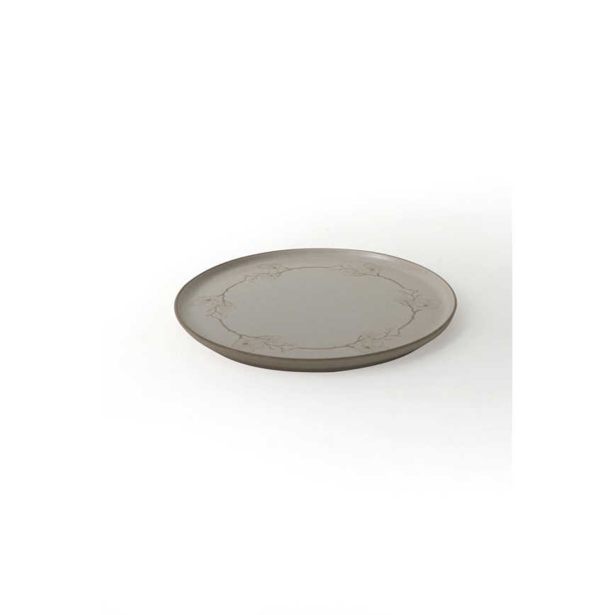 Set veselă 24 piese, bej/ceramică