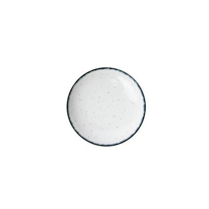 Set veselă 24 piese, din porțelan, alb/negru