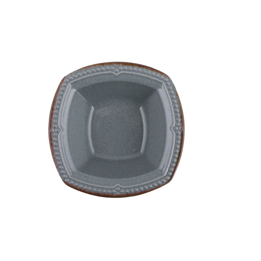 Set veselă 24 piese din porțelan, albastru