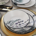 Set veselă 24 piese multicolor/ceramică